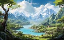 自然风光如何成为山水画卷中的生态天堂？