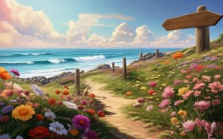 哪里能同时体验看海、赏花与徒步的自然景观？