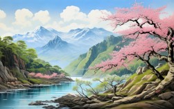 如何用山水画捕捉春日自然生机？