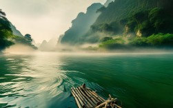 漓江清晨竹筏漂流，如何沉浸山水画卷中？