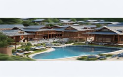 如何规划温泉度假核心区酒店集群以提升游客体验？