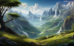 自然景观与地质奇观如何构成生态画卷？