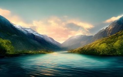 登船启程时，怎样的山水长卷渐次展开？