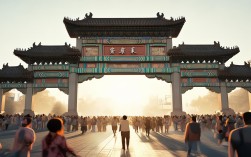 清晨的芒街国门有多活力四射？，核心关键词， 芒街、国门、清晨、活力