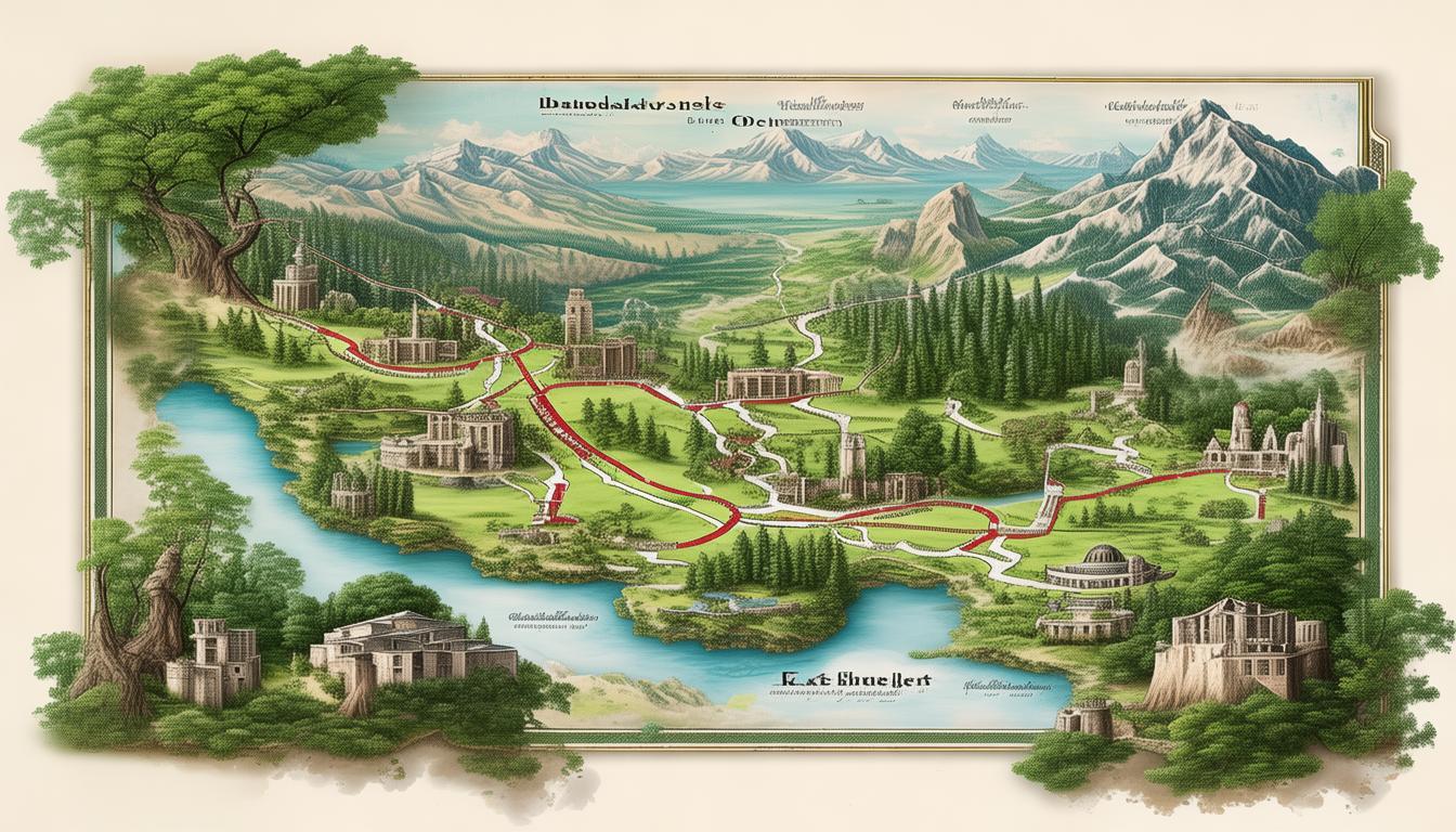 如何规划融合自然与历史的最佳山水旅行路线？-图1