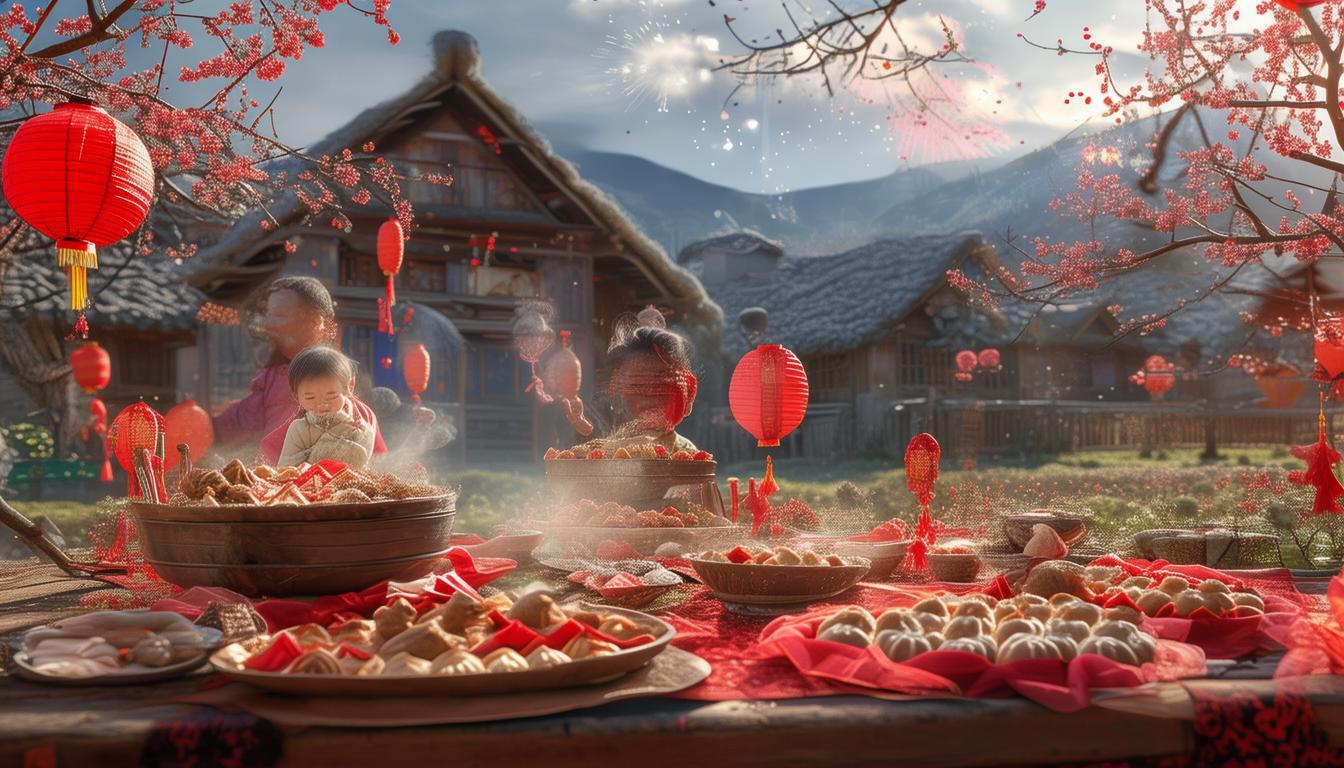 哪里能找回过年的烟火气？探秘周边农家乐的传统年味-图1