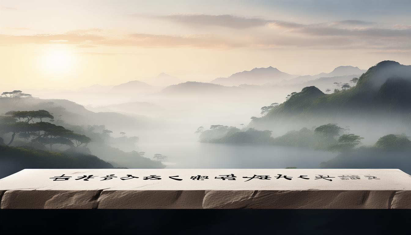 晨光初现如何成就水墨画卷的起点？-图1