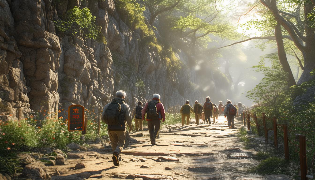 清远太和古洞为何成为银发族清晨登山圣地？-图2
