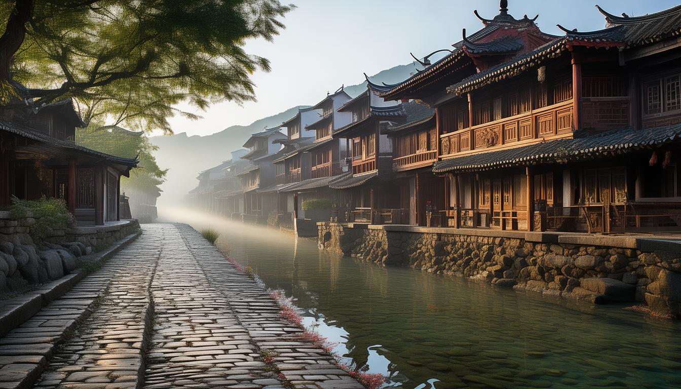 天龙屯堡晨光中的第一站，哪里最适合捕捉古镇韵味？-图1