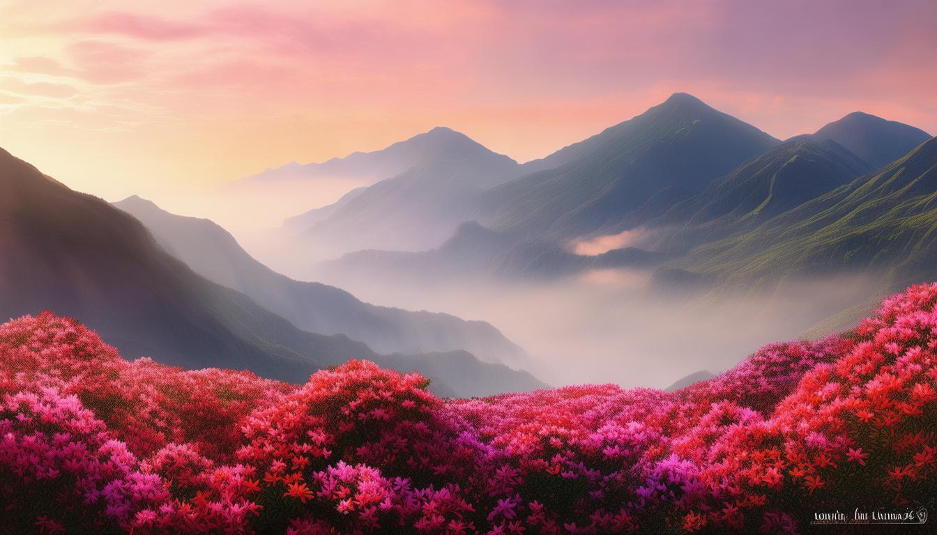 云雾山哪里能邂逅万亩野生杜鹃花海？-图3