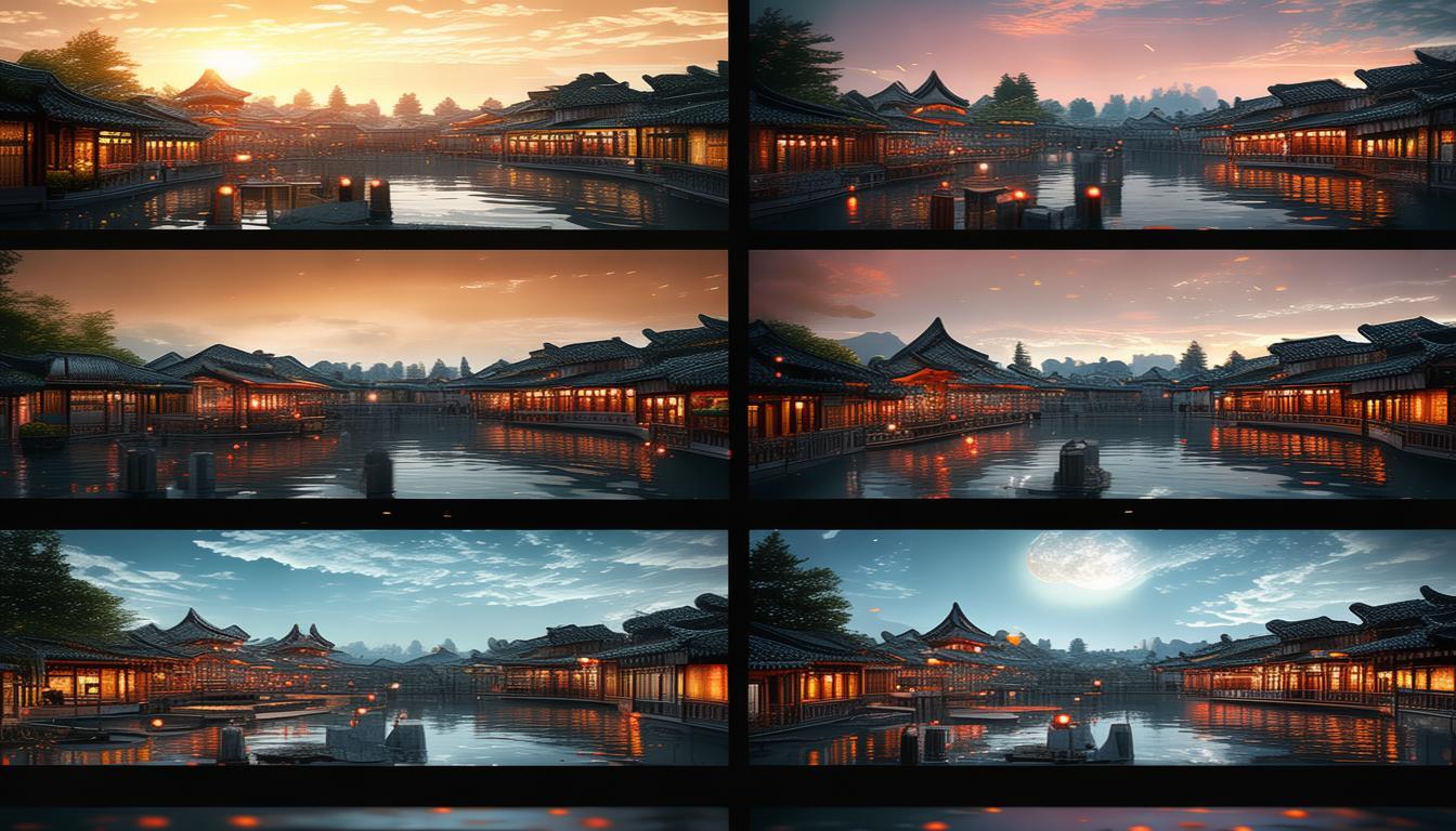 江南水乡十二时辰，如何在不同时辰发现独特美景？-图1