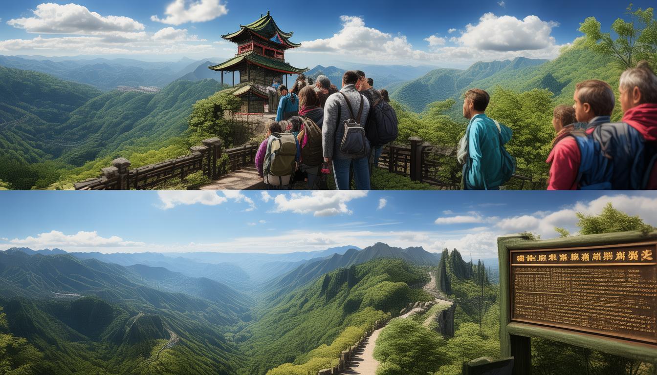 石家庄狼牙山一日游值得吗？登高望远如何感受历史与自然交融？-图1