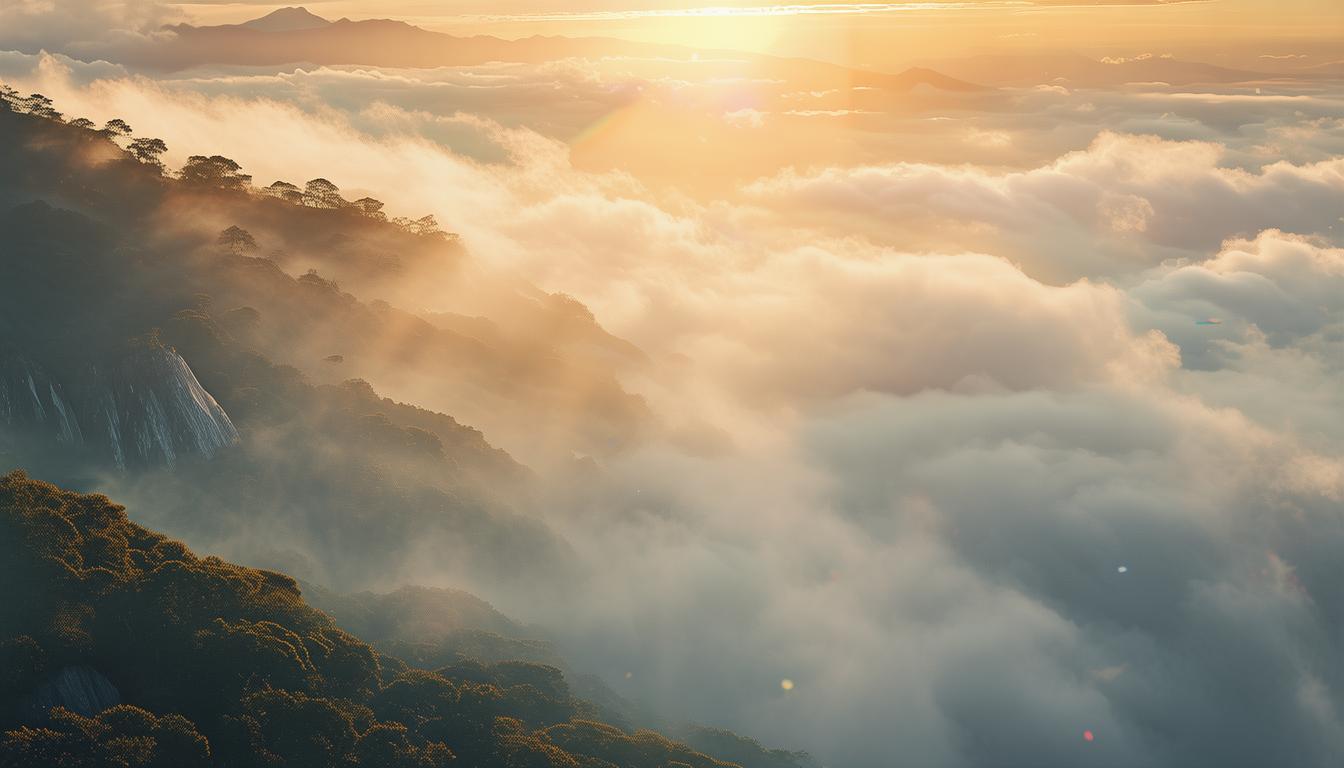 峨眉山云海与佛光为何被誉为千年自然与禅意的对话？-图1