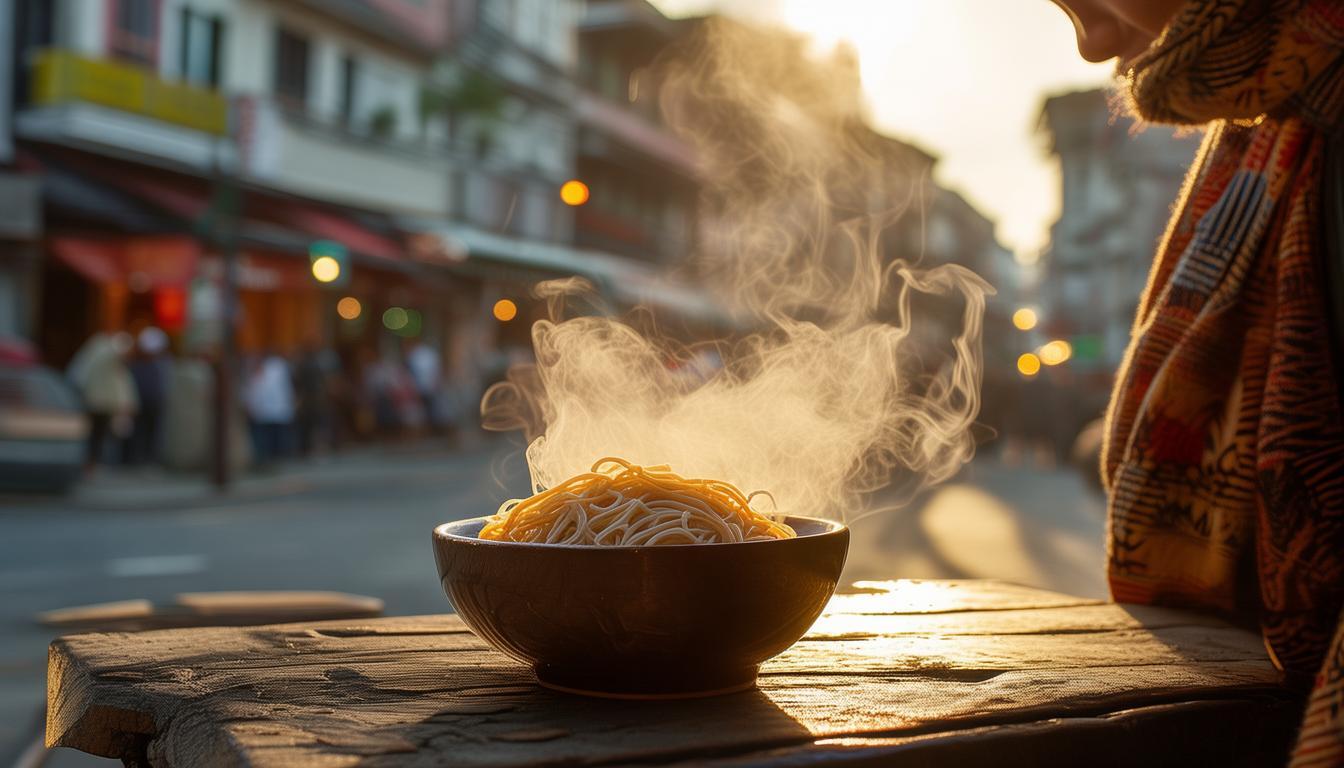 清晨出发，如何用一碗热腾腾的米粉开启旅程？-图1