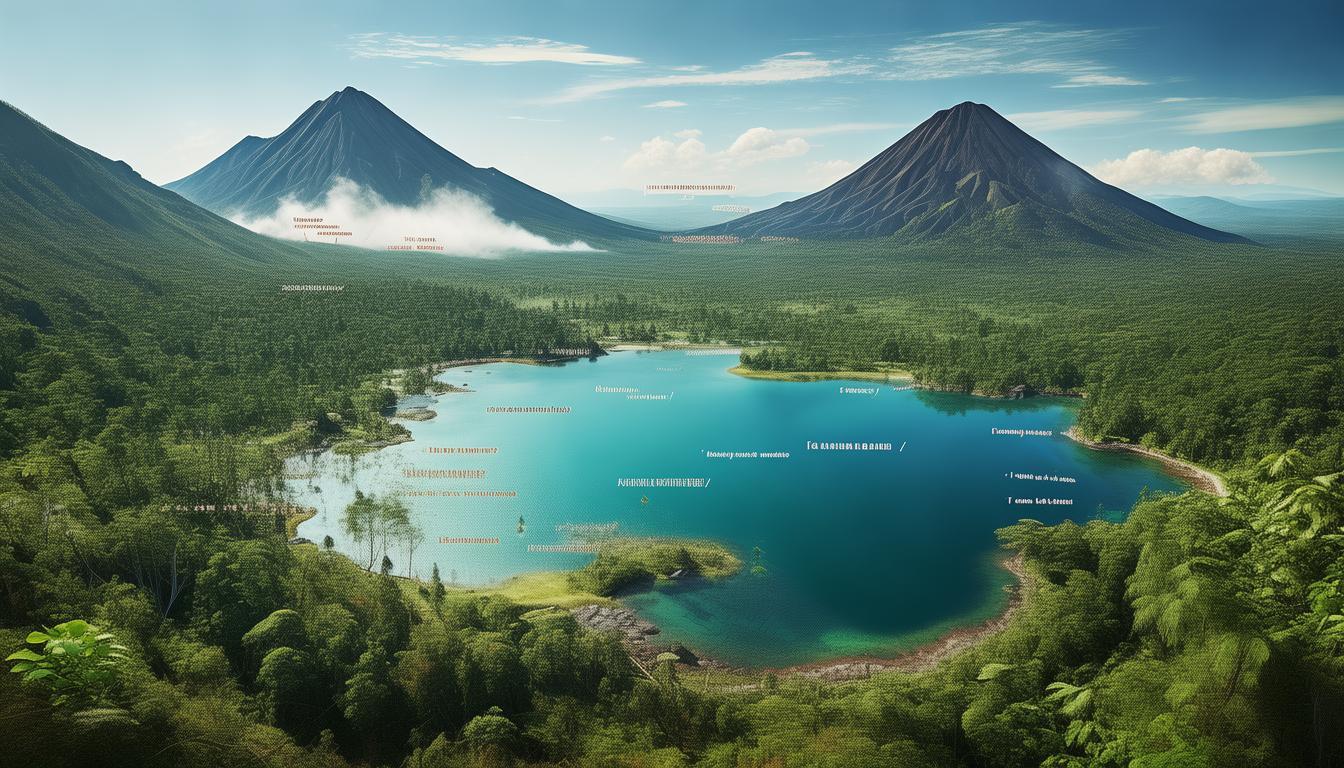 哪里能探索从火山湖泊到原始森林的自然奇观？-图2