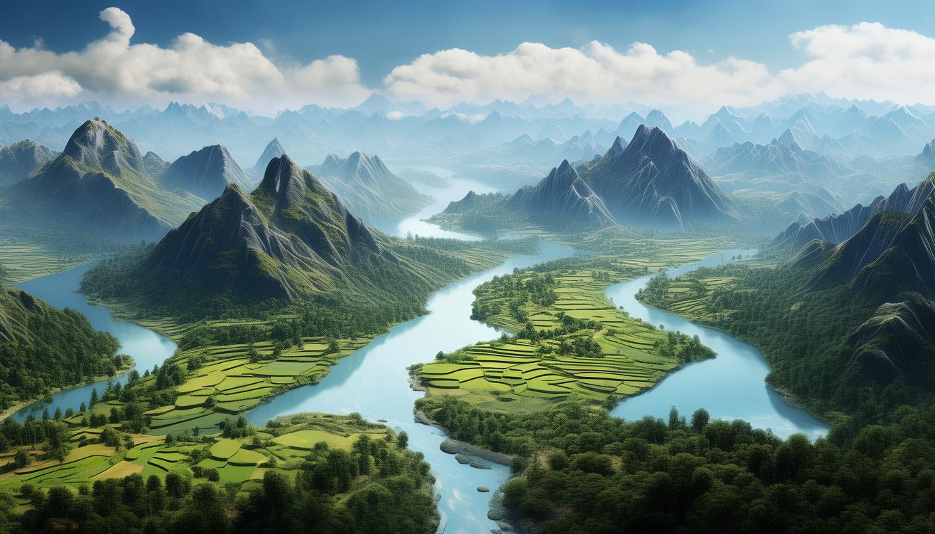 云南周边有哪些山川与河流构成独特地理格局？-图1