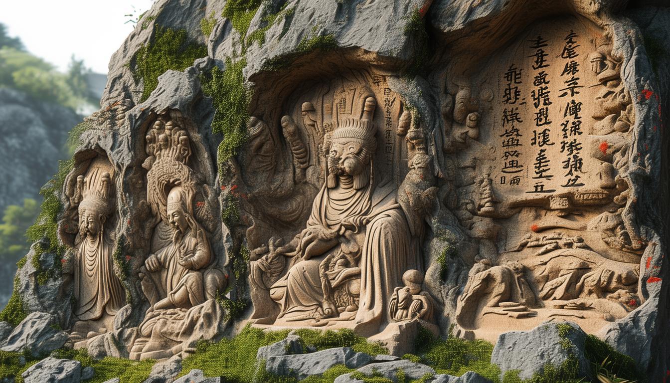 海棠山摩崖造像群的历史与艺术价值如何？-图1