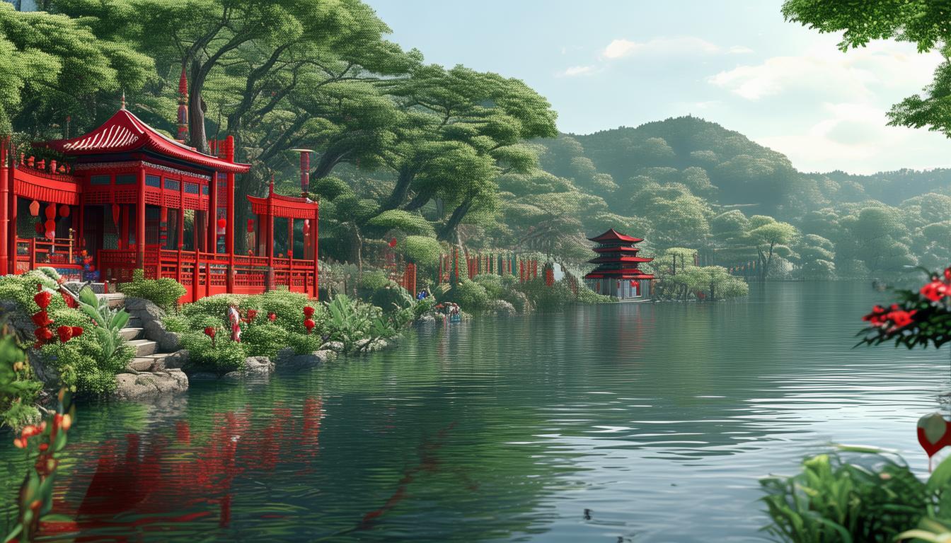 南湖风景区如何实现红色文化与自然风光的完美交融？-图1