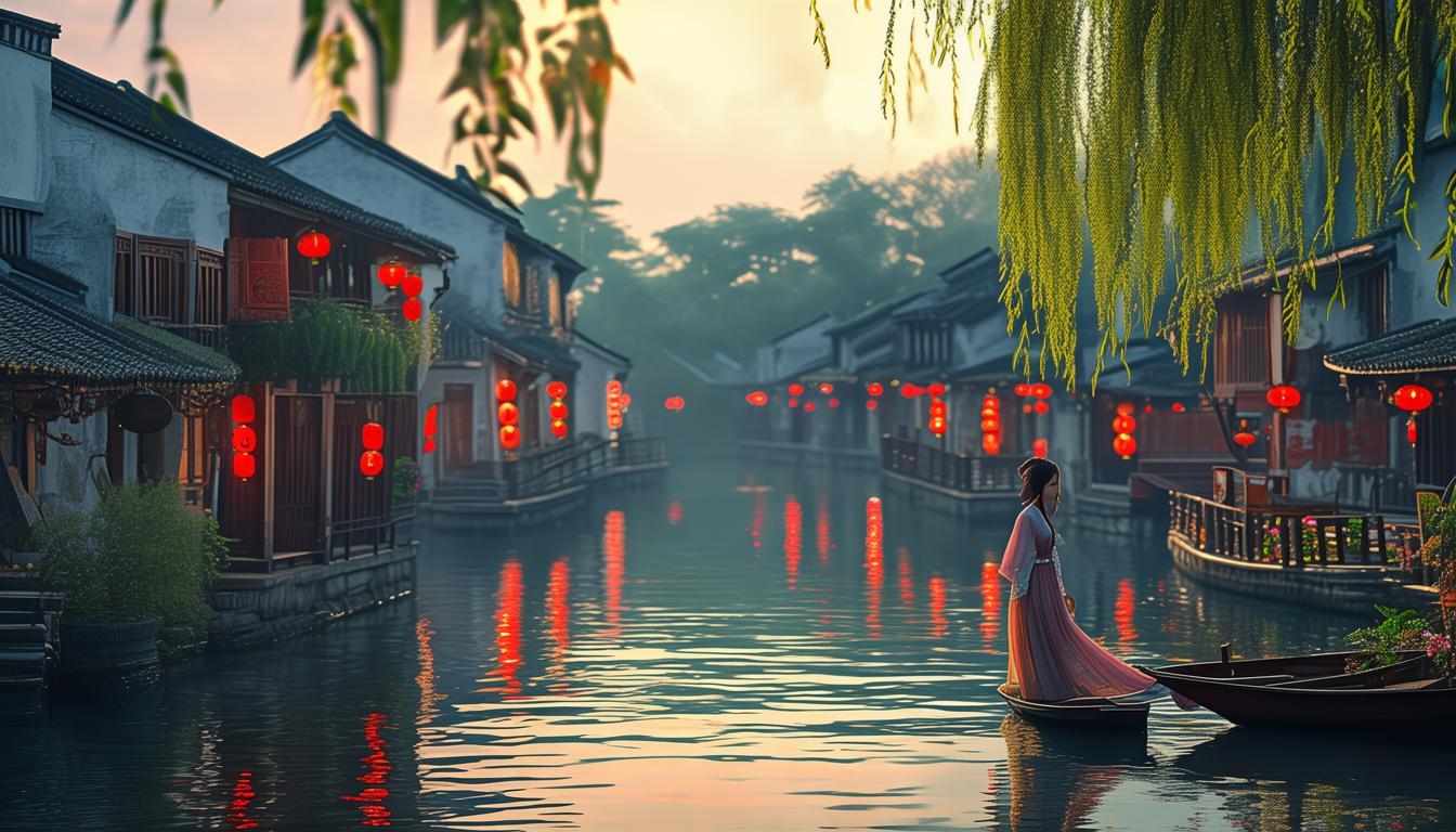 江南水乡的诗意延伸如何体现其独特魅力？-图1