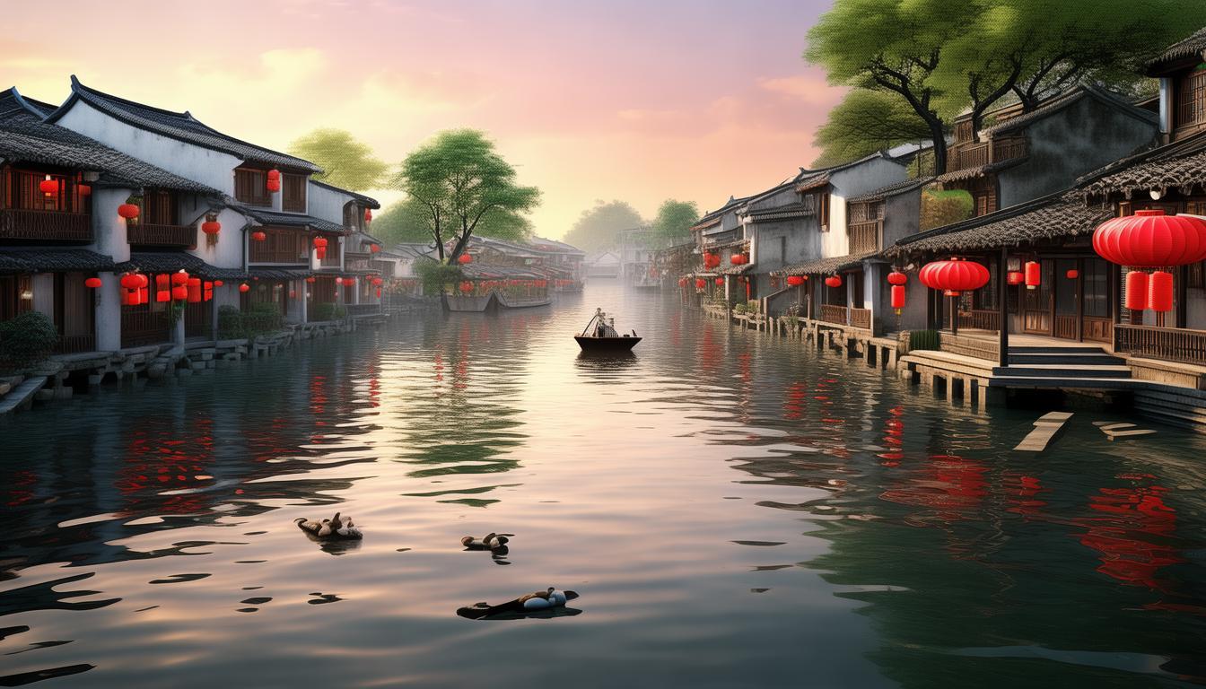 江南水乡的诗意延伸如何体现其独特魅力？-图3
