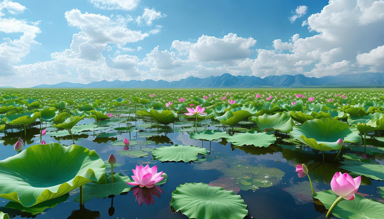 微山湖湿地万亩荷塘为何被誉现实版莫奈花园？-图2