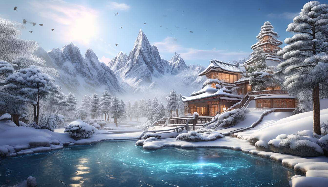 临安大明山与湍口温泉如何开启你的冰雪奇缘之旅？-图1