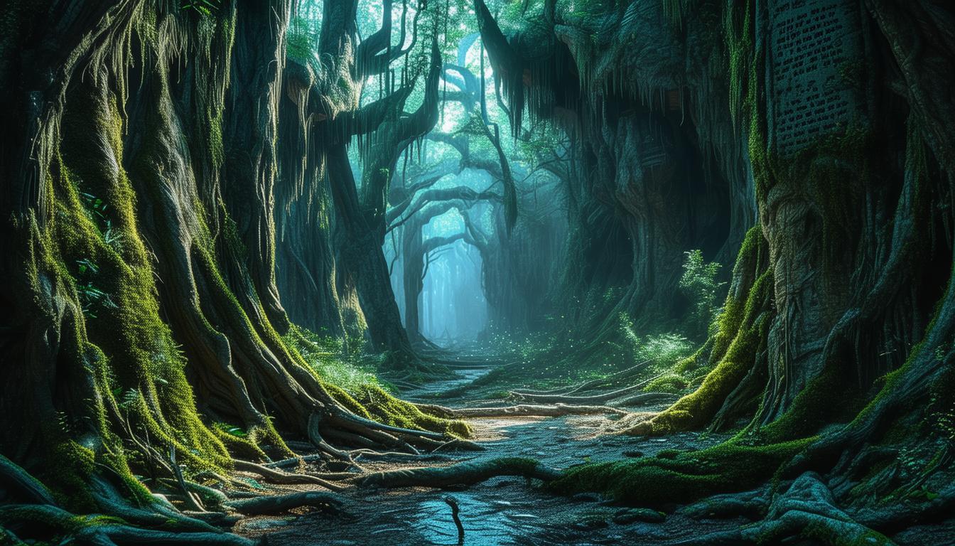 通灵大峡谷地下森林的奇幻世界如何探秘？-图1