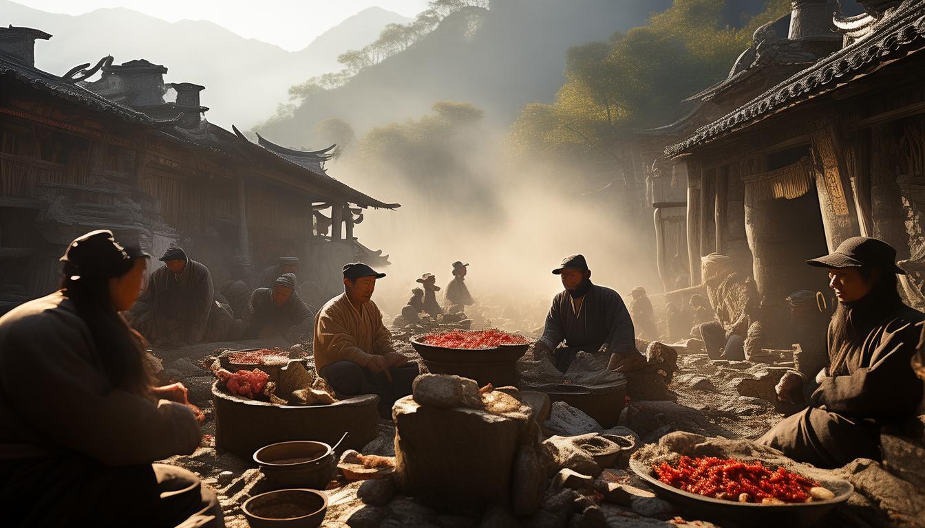 为何新邵龙山脚下的晨间仪式总飘荡剁辣椒腊肉香？-图3
