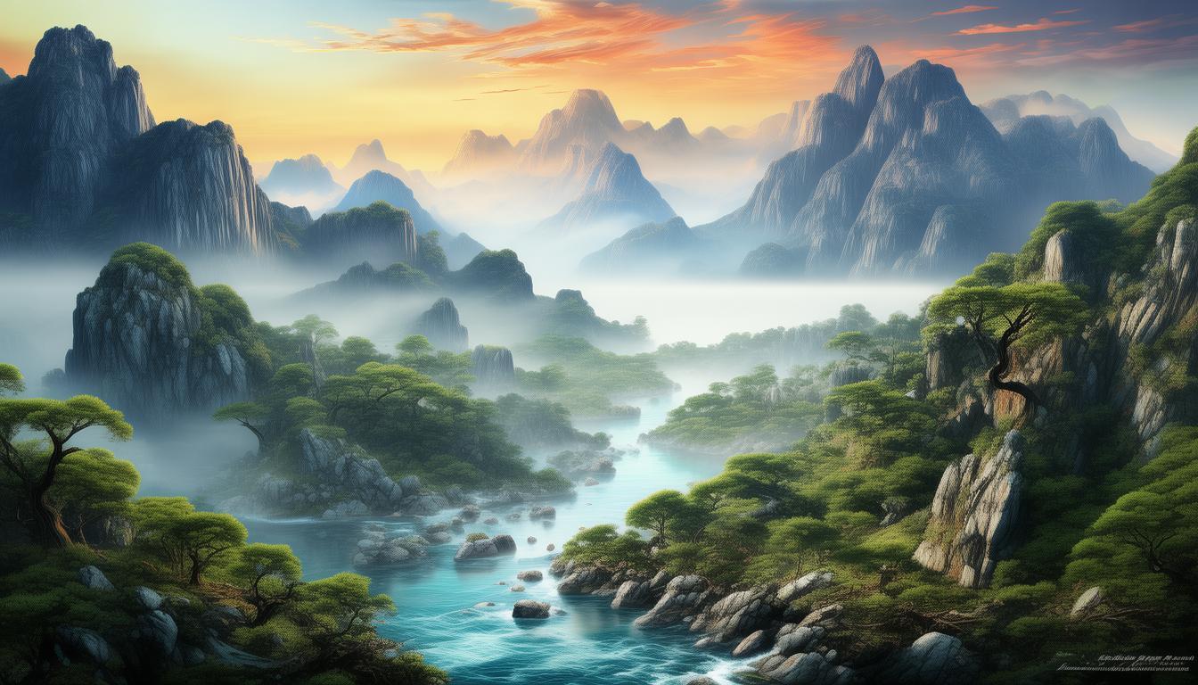 为何山水相映的景色被誉为大自然的珍贵馈赠？-图1