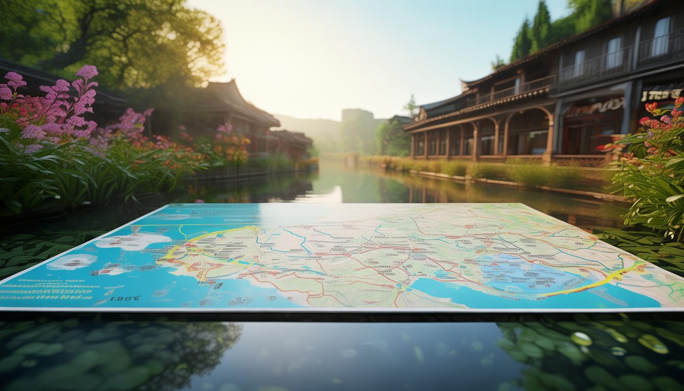 资江山水画廊上午游览的最佳时间和路线如何安排？-图1