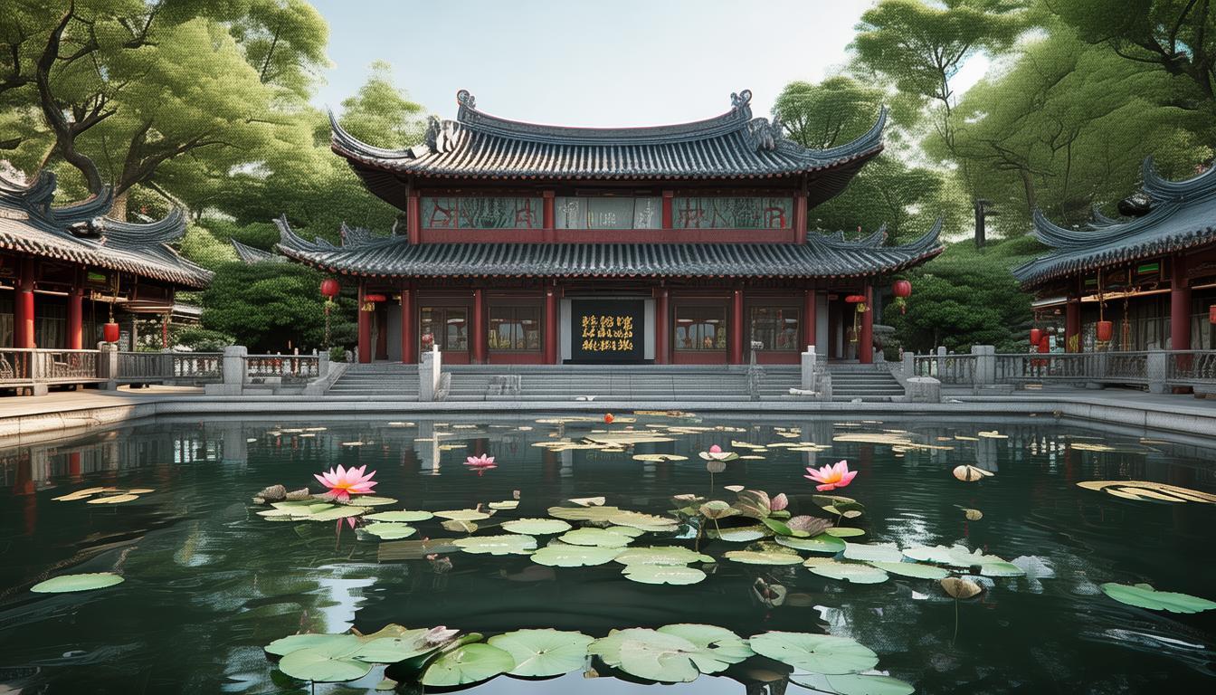 为何莲花庄公园被誉为水墨画卷中的时间胶囊？-图1