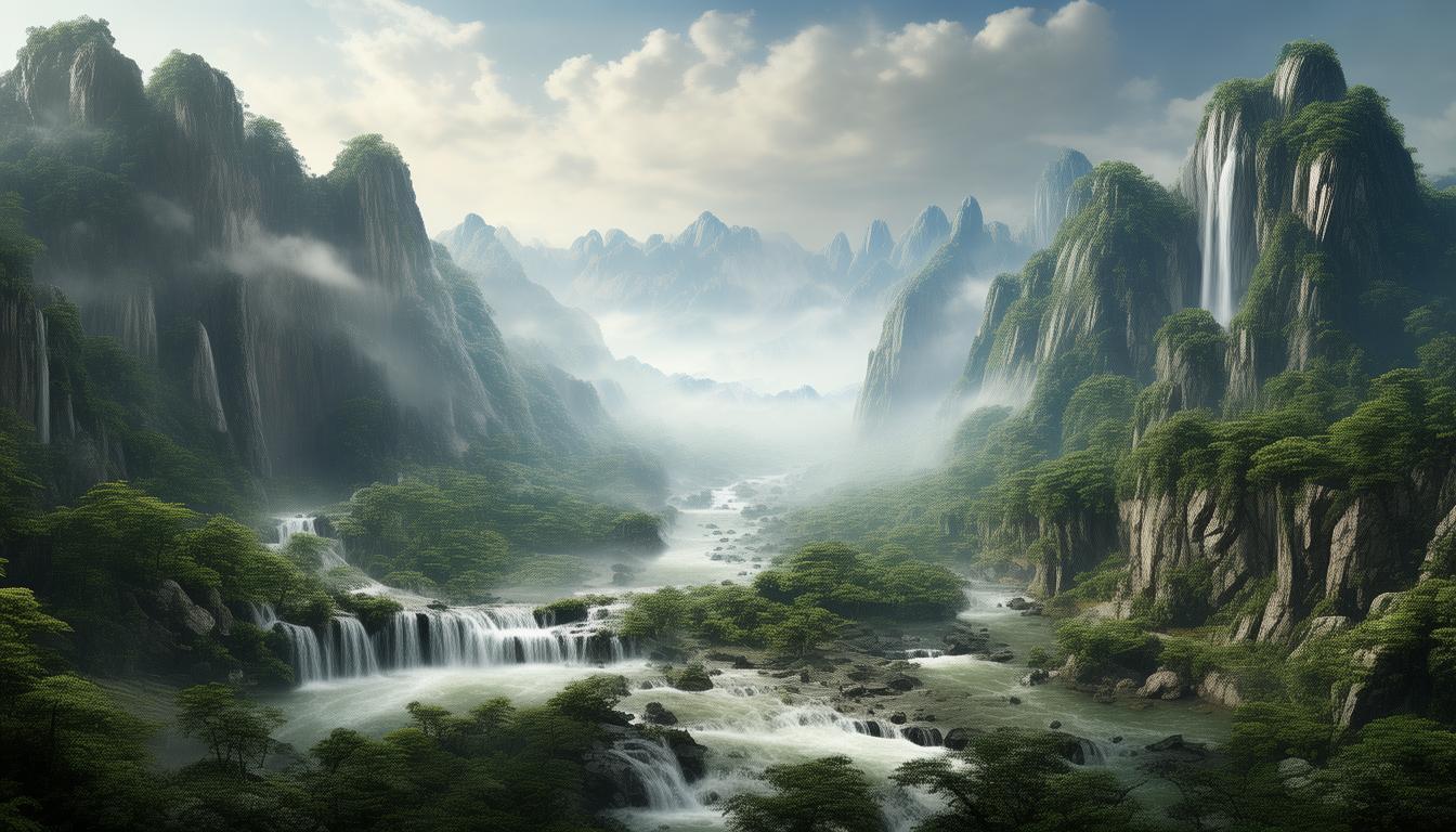大悟山水秘境在哪里？探索湖北隐藏的自然奇观-图1