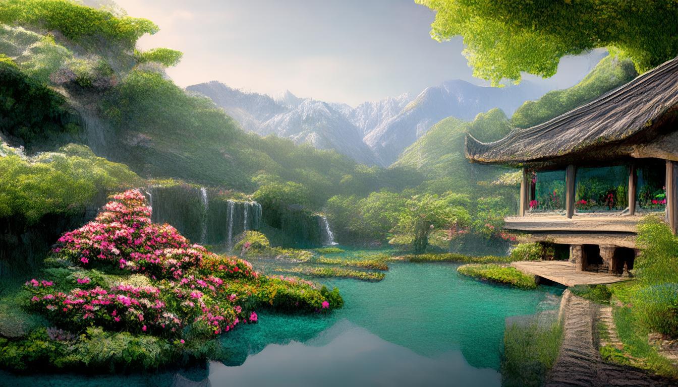 灵寿花溪谷一日游哪里值得去？山水画卷中的诗意栖居体验-图2