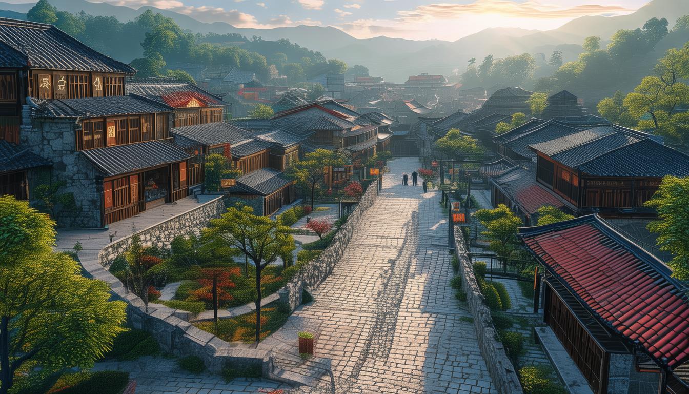 上午游览白沙古镇和玉湖村，如何规划最合理？-图3