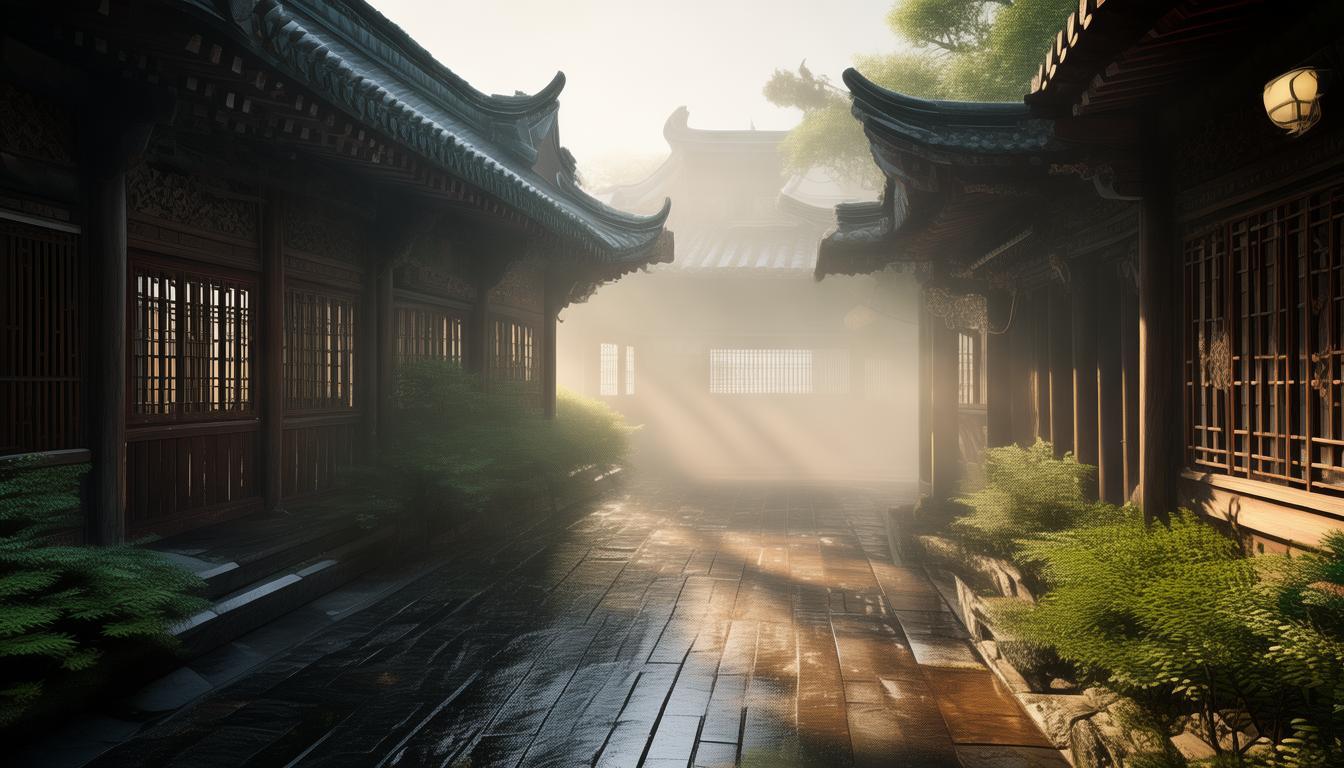 烟雨长廊哪里能欣赏第一缕阳光下的绝美风光？-图2