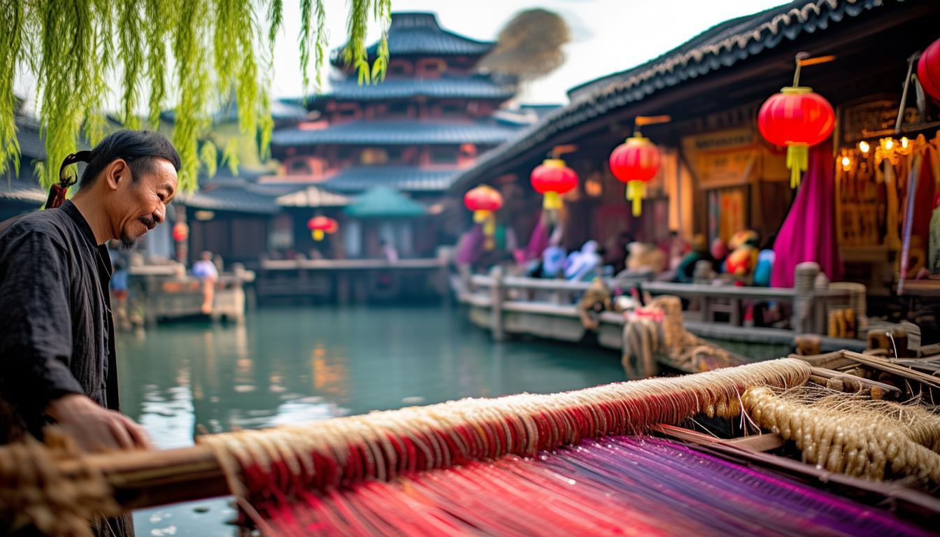 如何一日深度体验盛泽丝绸文化与江南水乡风情？-图1