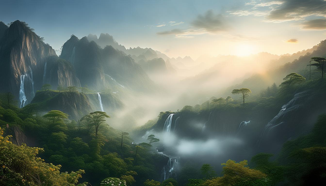 老君山的清晨为何被誉为山水画卷？-图1
