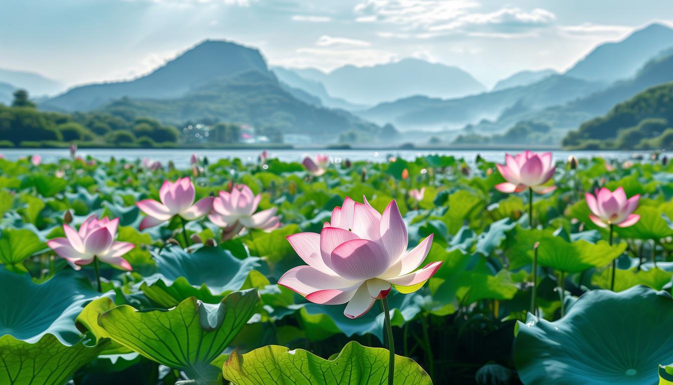 端午武汉周边游，东湖荷花绽放，一小时车程哪里寻山水秘境？-图3
