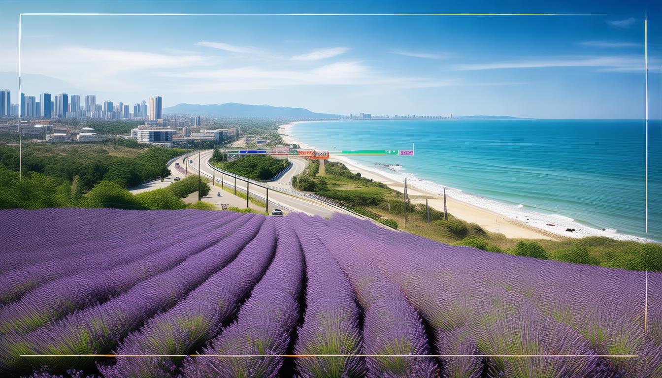 青岛市区自驾到薰衣草庄园经滨海大道需要多长时间？-图2