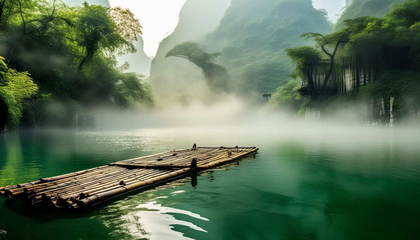 漓江清晨竹筏漂流，如何沉浸山水画卷中？-图3