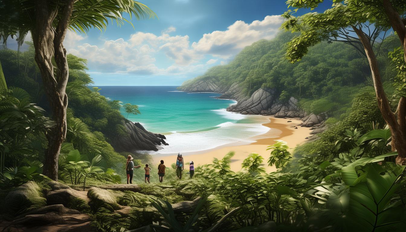 沙巴龙尾湾一日游如何探索原始雨林与海岸秘境？-图1