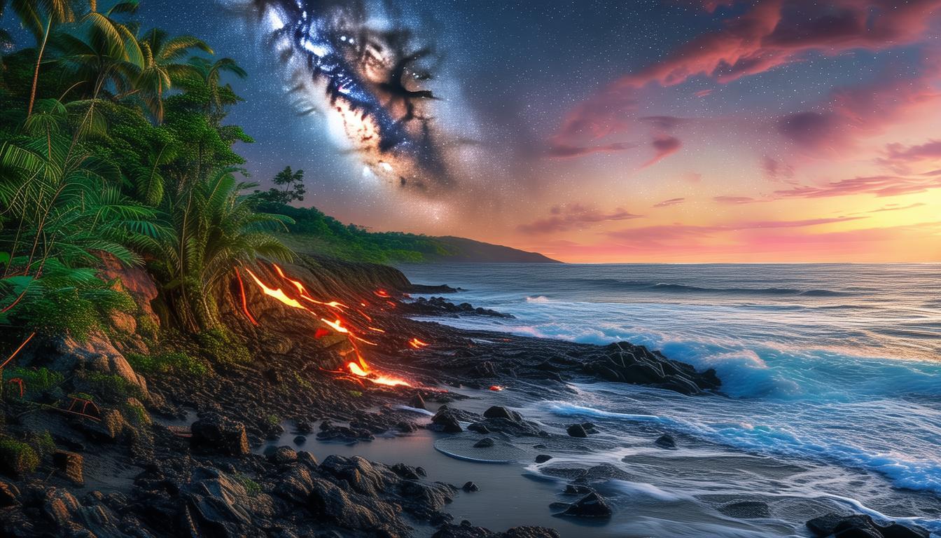 夏威夷大岛一日游，如何在24小时解锁火山、星空与海岸奇观？-图2