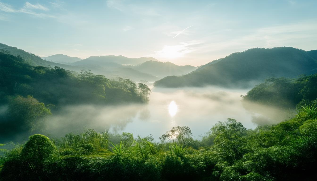 万绿湖的晨雾为何如此神秘迷人？-图1