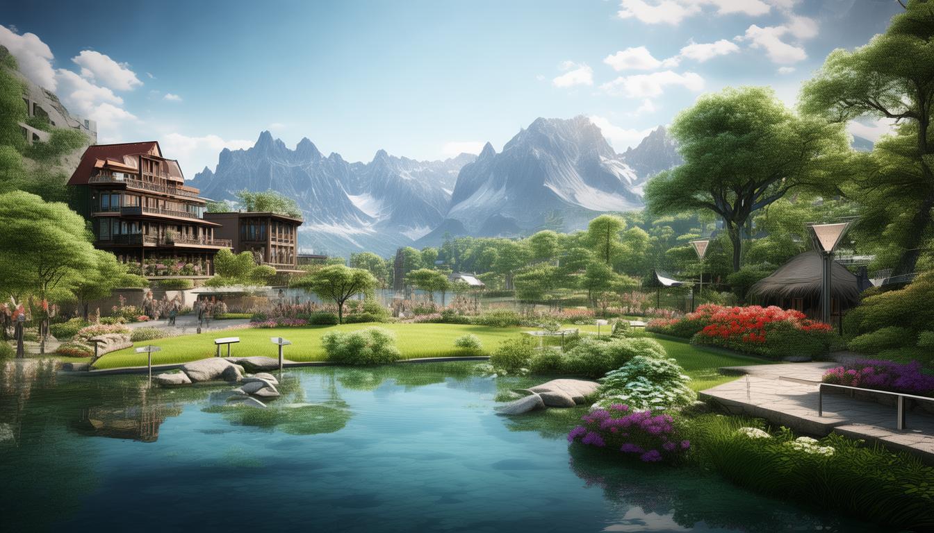 哪里能发现湖光山色中的城市绿洲自然景观？-图2