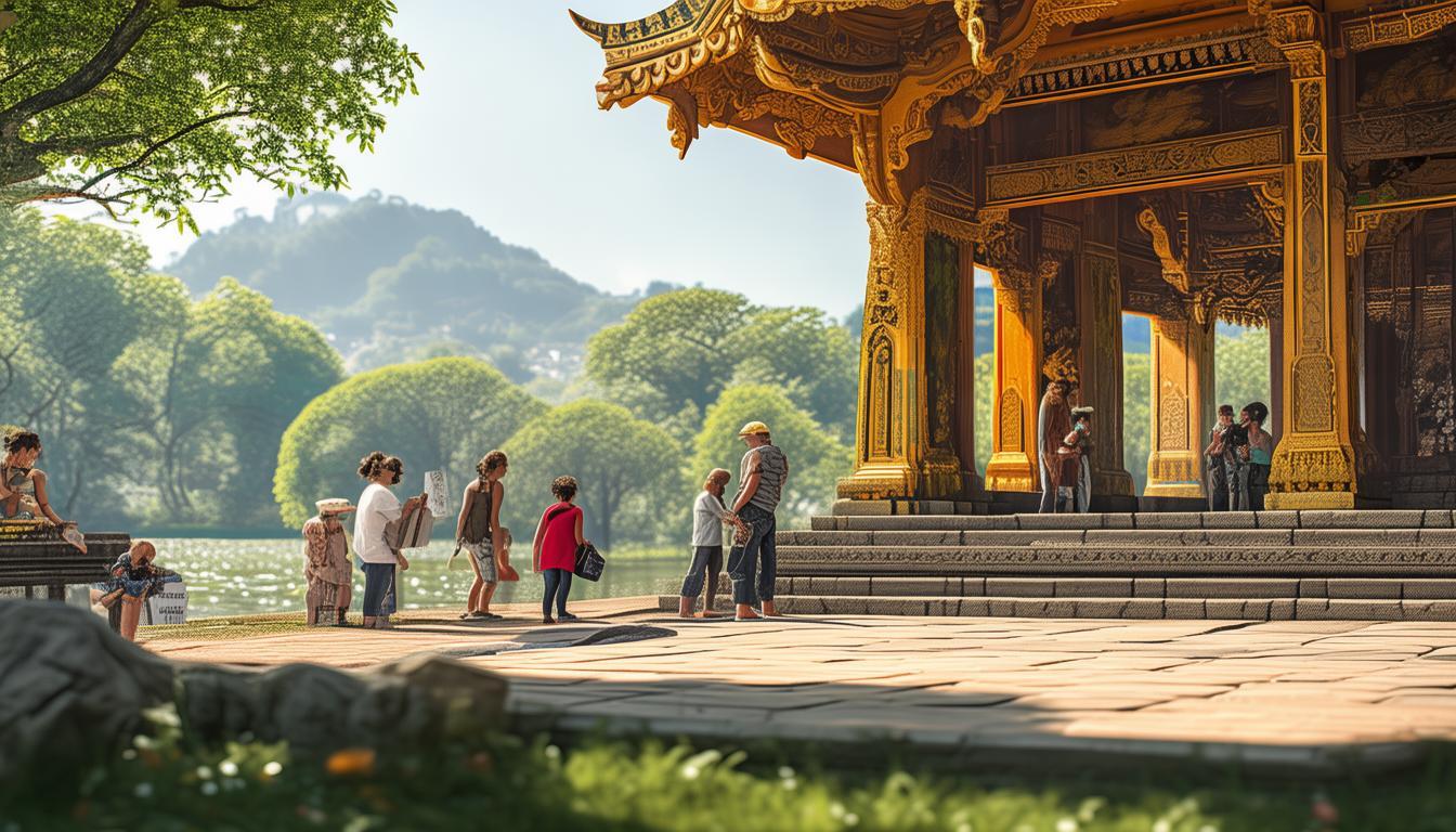 上午去哪玩既能游览人文景点又能欣赏自然景观？-图1
