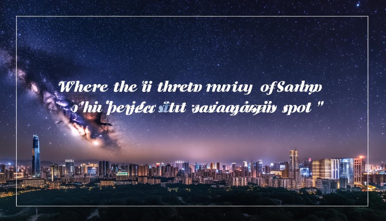 魔都周边哪里是绝佳观星地？-图1