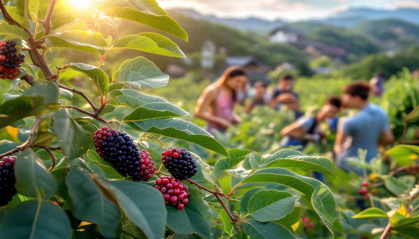 重庆周边摘桑葚，如何开启健康之旅？-图3