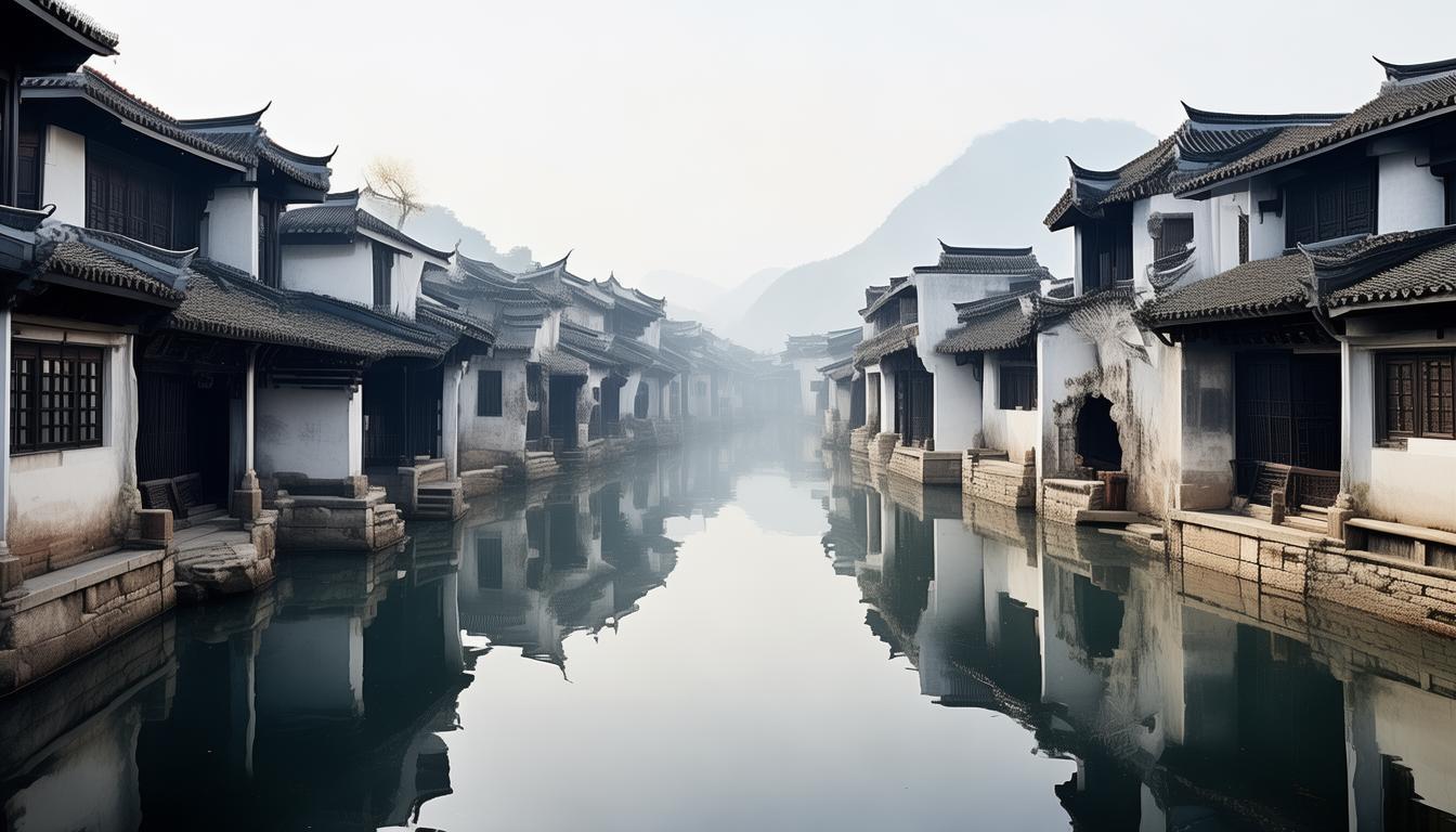 宏村是水墨画中的古村落吗？-图1
