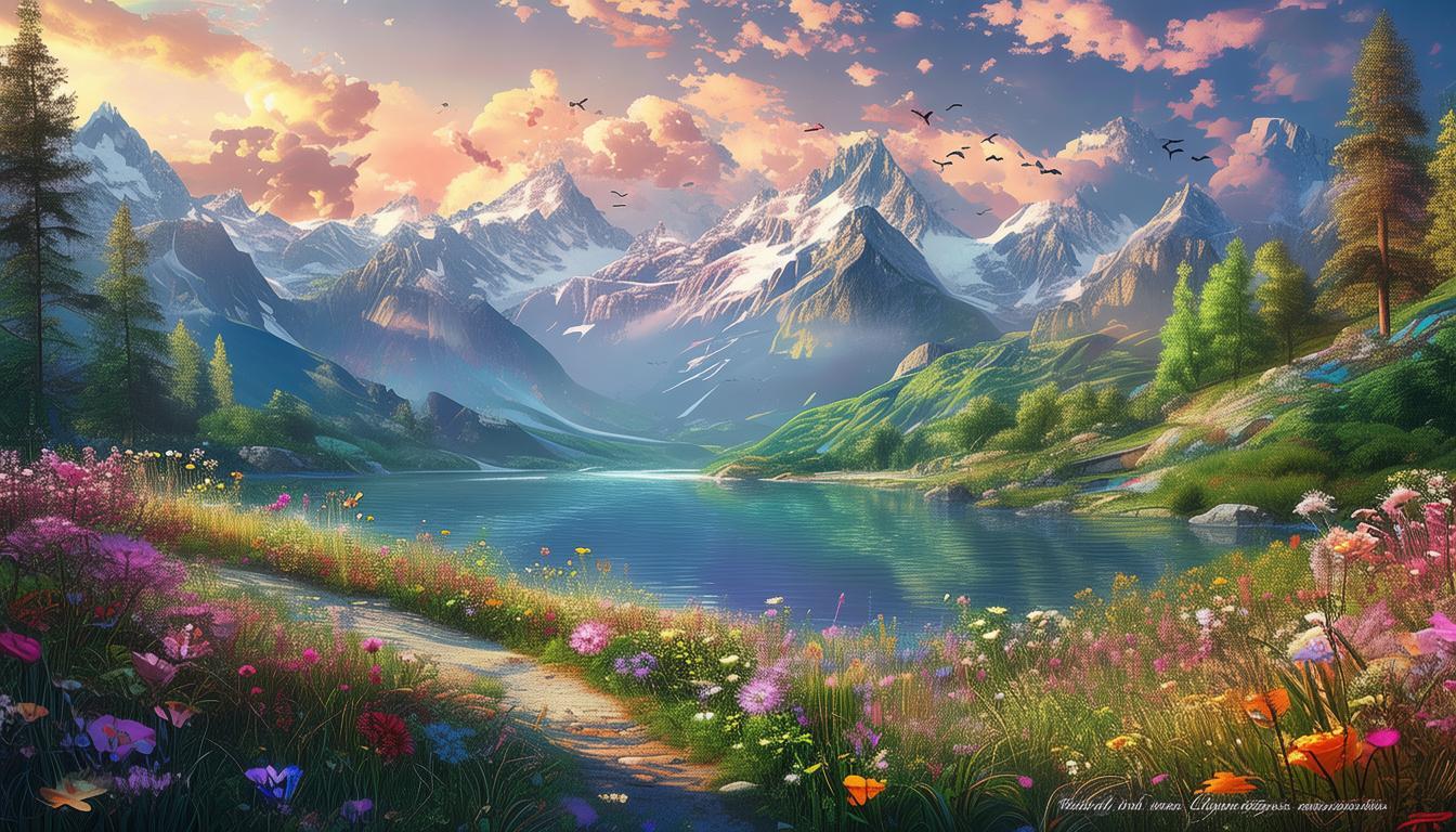 自然风光如何描绘诗意画卷？-图1