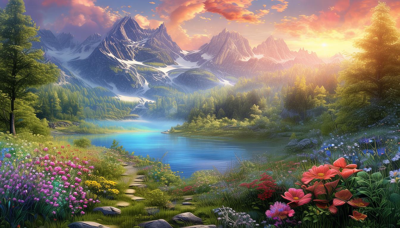 自然风光如何描绘诗意画卷？-图2